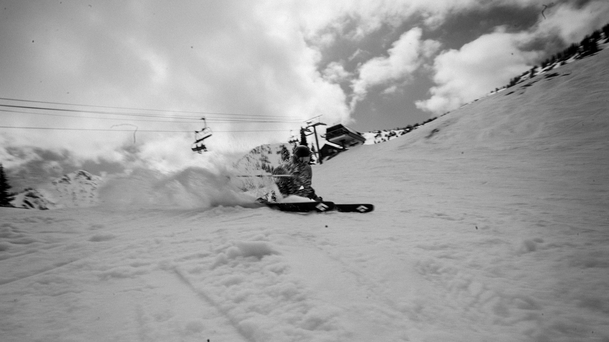 Maya Strong Skiing at Crystal Mountain