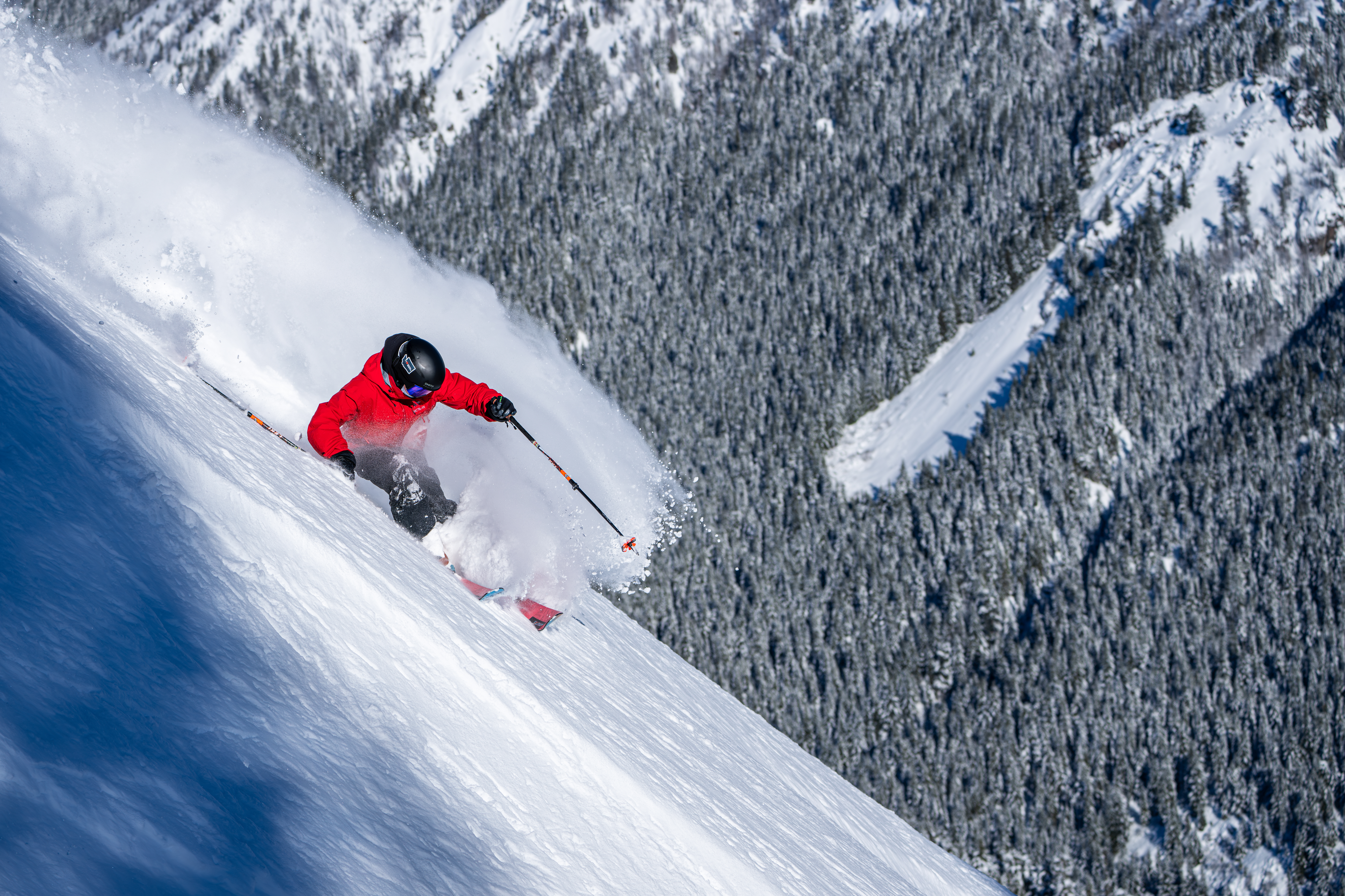 Sawyer Mowbray Skiing at Crystal Mountain