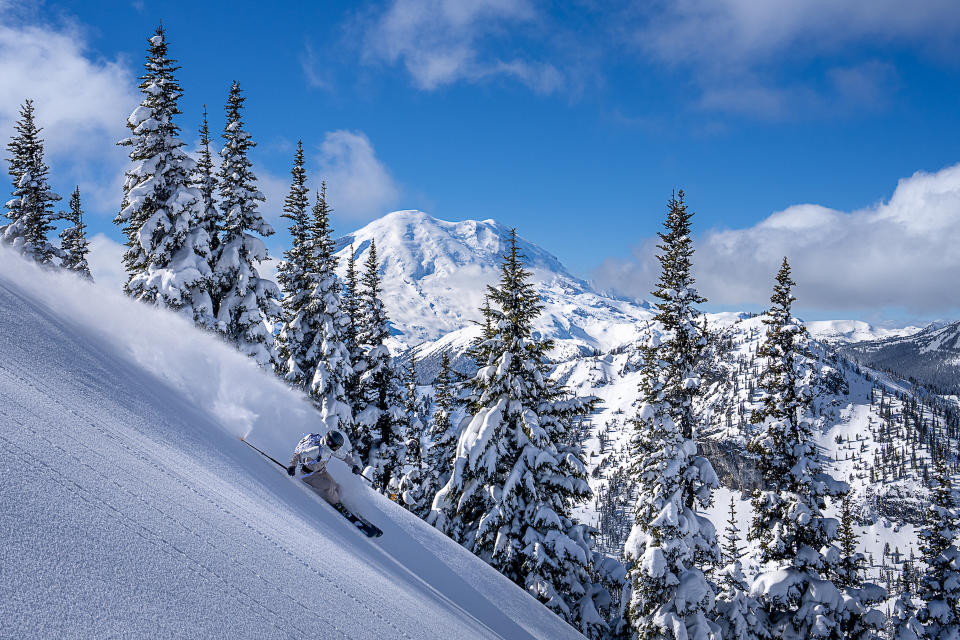 Krystin Norman Skiing at Crystal Mountain