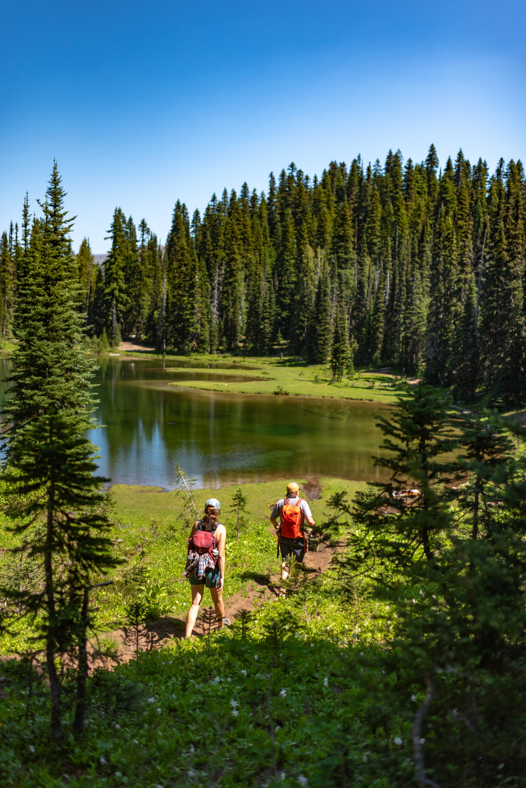 Hiking at Crystal Mountain