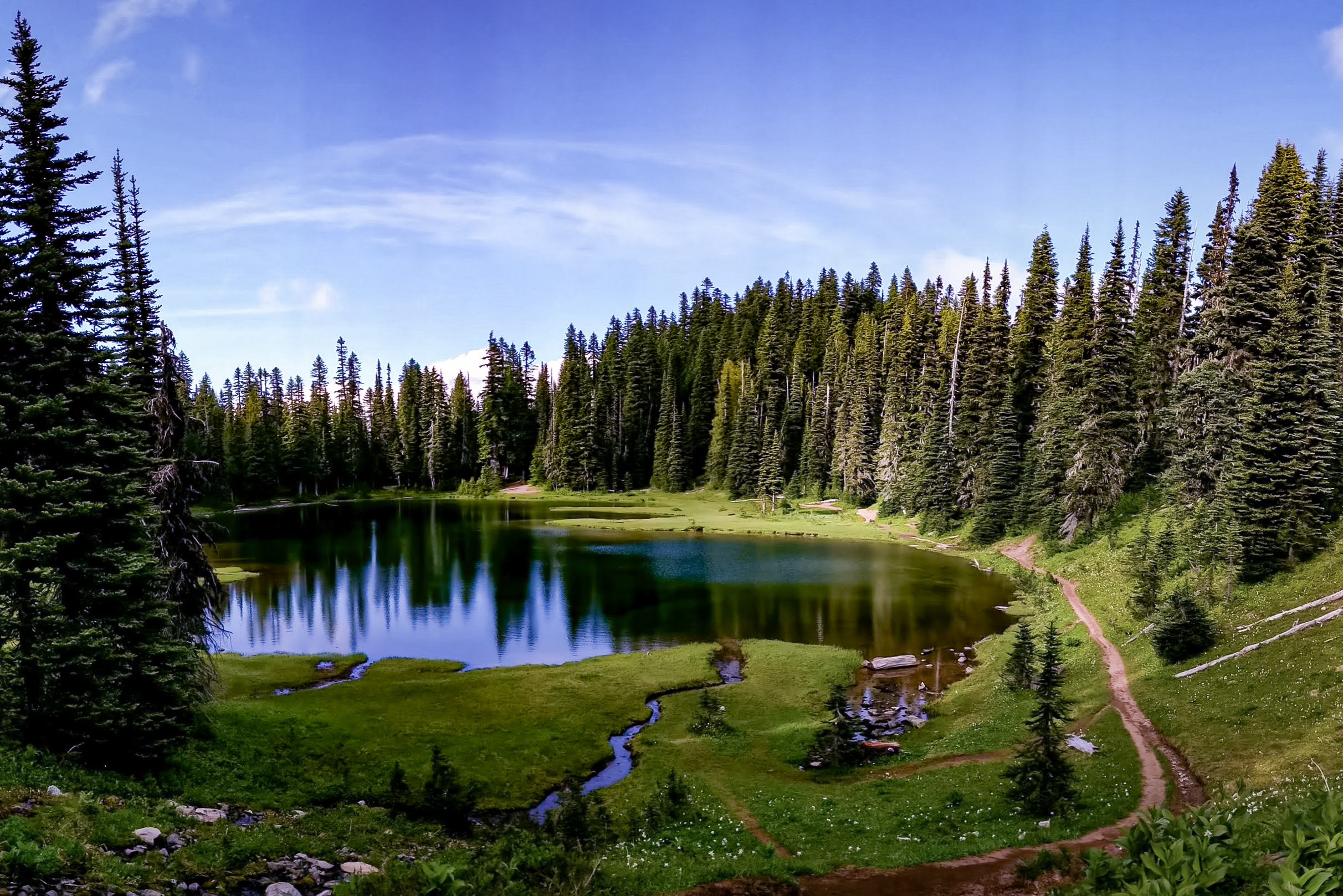 Henskin Lake at Crystal Mountain